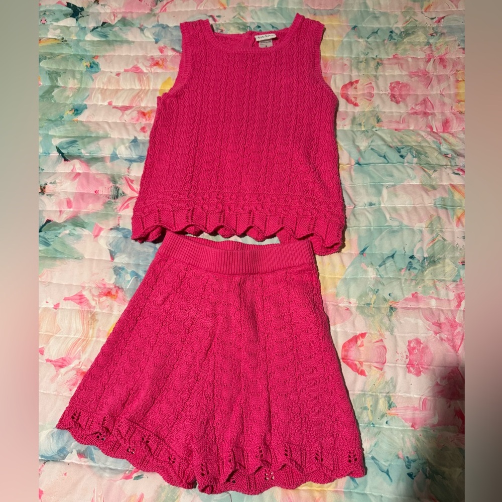 Nicole Miller Pink Knit Set